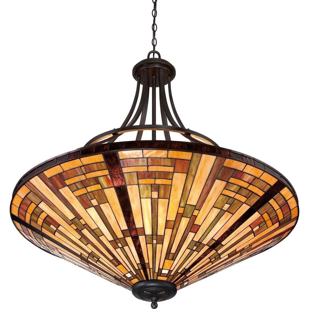 Quoizel TFST2840VB Stephen 8-Light Bowl Pendant in Dark Bronze