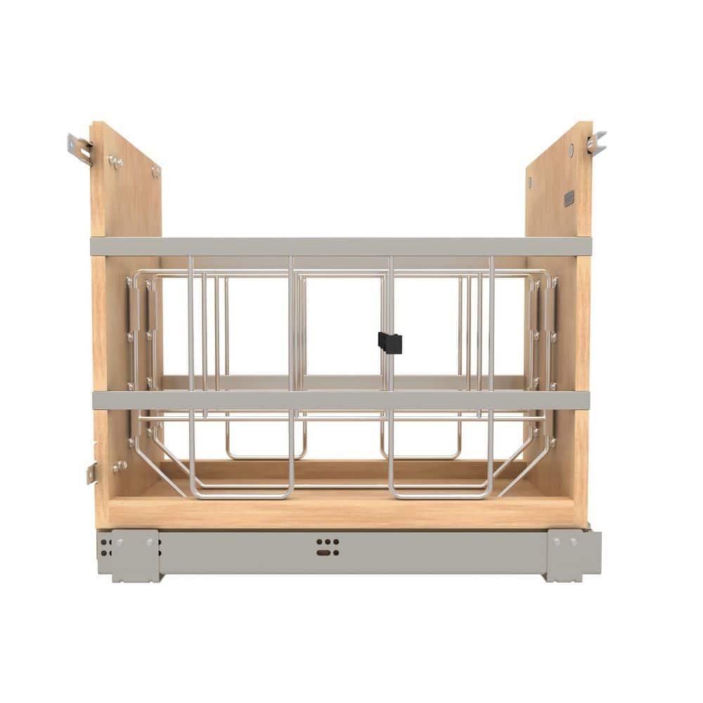 Rev-A-Shelf Wood Bakeware Pullout Organizer W/ Soft-Close