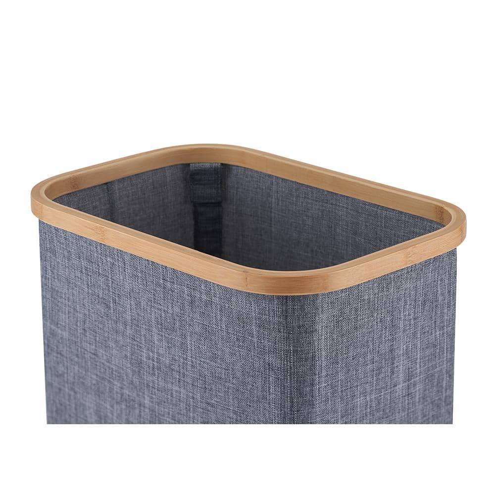 Trinity TRINITY 36 in. H x 30.7 in. H in. x 17.3 in. H Wood (Bamboo) 3-Bag Laundry Sorter