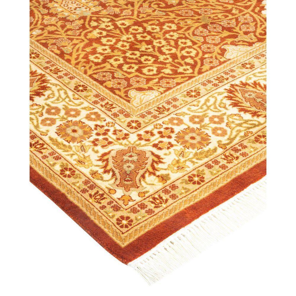 Solo Rugs Classic One-of-a-Kind Hand-Knotted New Age 5'1" x 8'3" Wool Area Rug in Orange/Beige & Reviews | Perigold