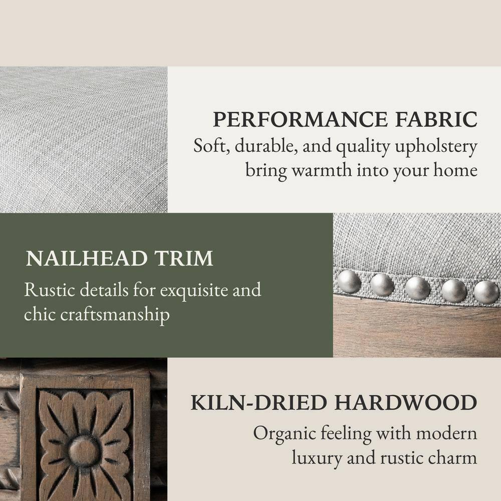 Maven Lane Maven Lane Pullman Stool with Fabric Upholstery