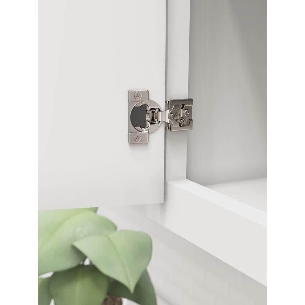 Amerock 1/2 inch (13mm) Overlay Face Frame Soft-Close Concealed Cabinet Hinge - 1 Pair
