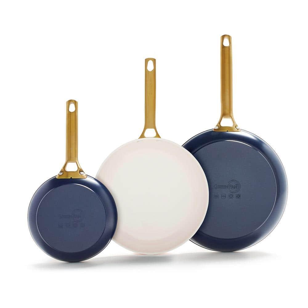 GreenPan Reserve Healthy Ceramic Nonstick, 8", 10" And 12" Frypan Set