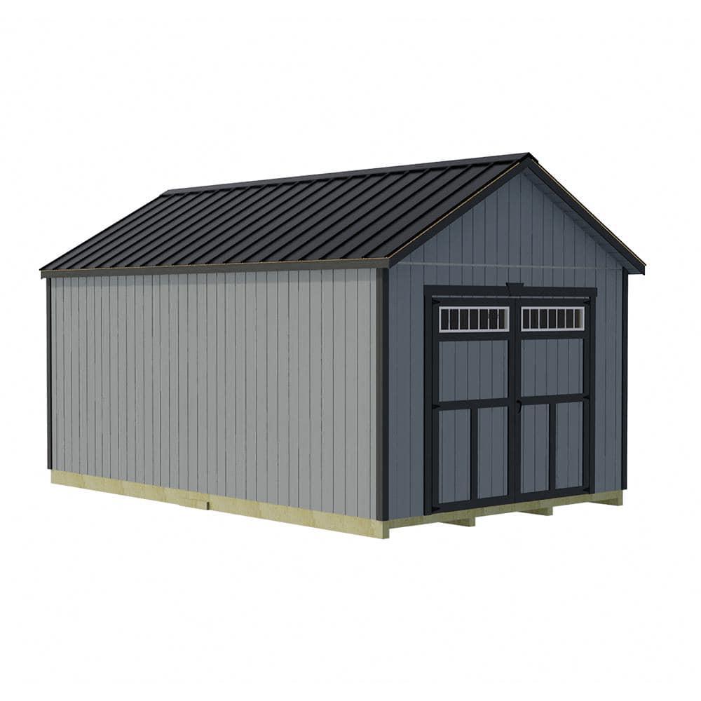 Best Barns Pre Cut Roof Trusses Wood Storage Sheds, 136.00 x 192.00 x 144.00 inches