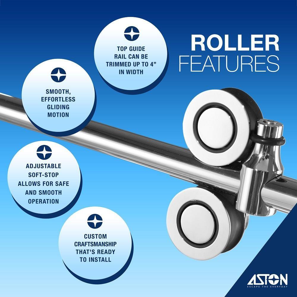 56" - 60" W x 70" H Sliding Frameless Tub Door