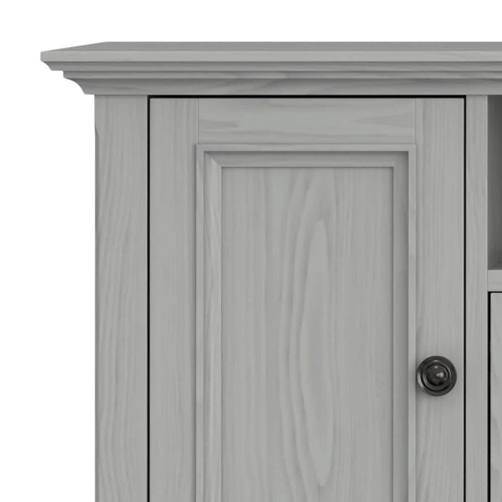 Simpli Home Amherst 54"W Solid Wood TV Stand for TVs up to 60" with Adjustable Shelves