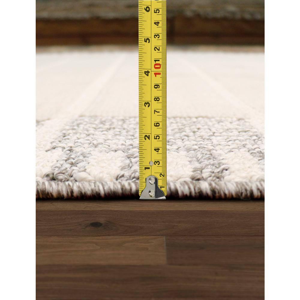 Pasargad Home Sutton 12' x 15' Power-Loomed Ivory/Grey Rug, For Indoor Space and all Age of Group