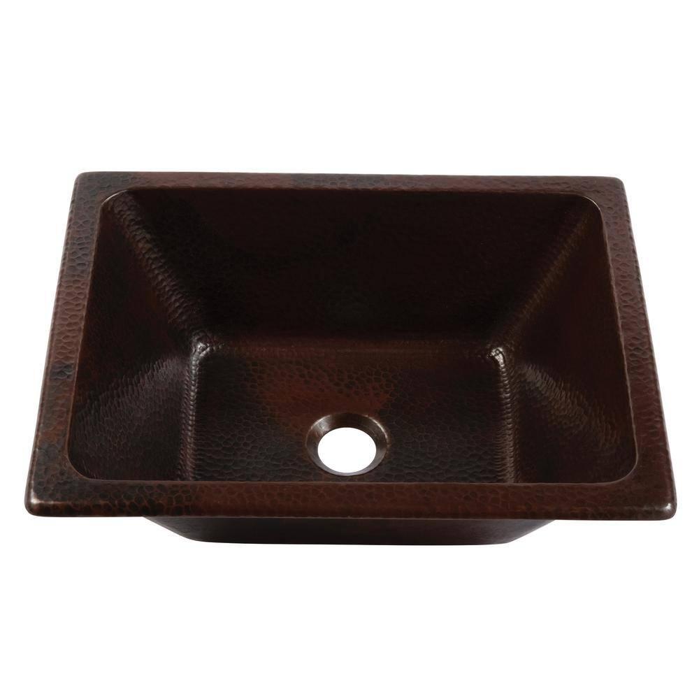 Hawking 17" Dual Flex Bathroom Sink in Copper