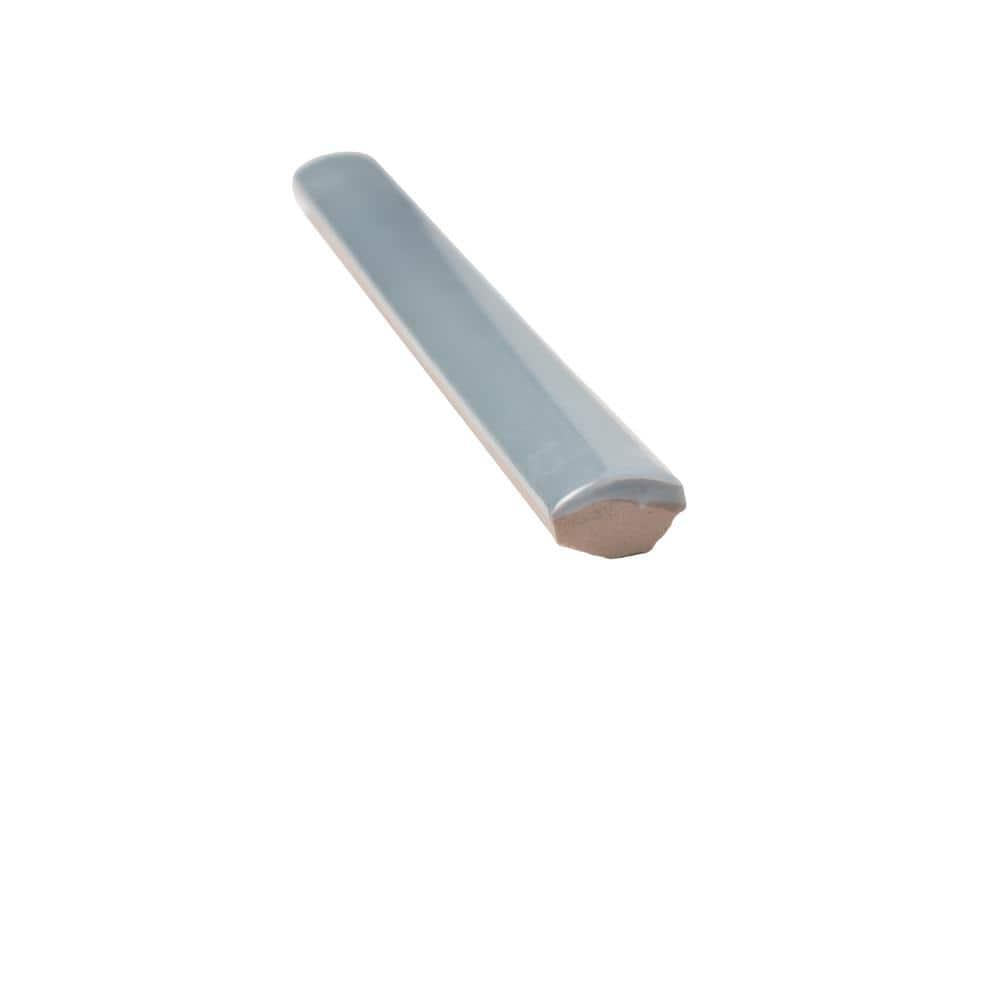 Apollo Tile Silken 7.9'' L x 0.5'' W Ceramic Round Tile Trim (Set of 10)