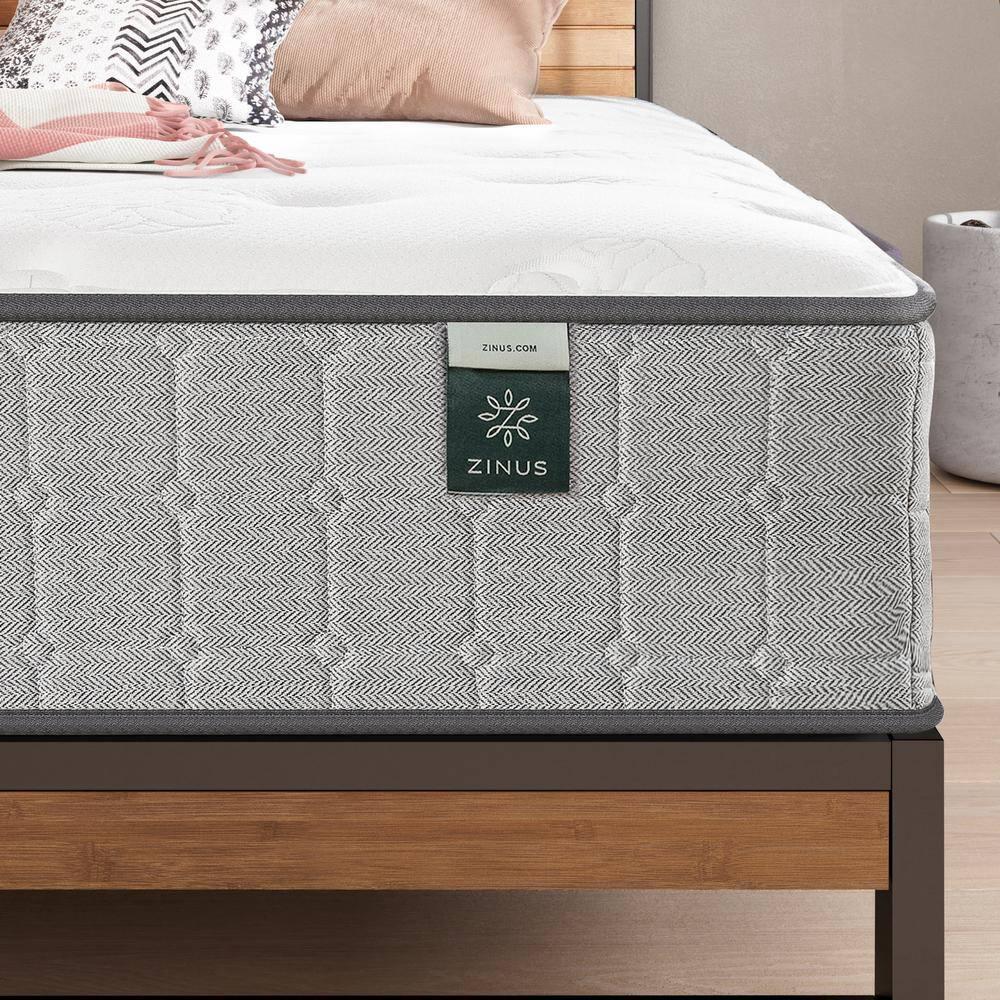 Zinus Zinus 8” Medium Comfort Support Cooling Gel Hybrid Mattress