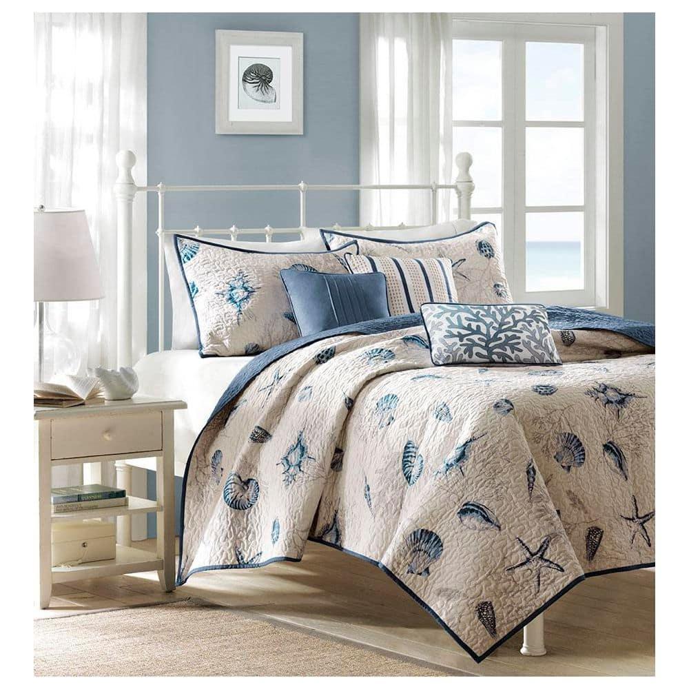 Bayside Quilt Set with Throw Pillows