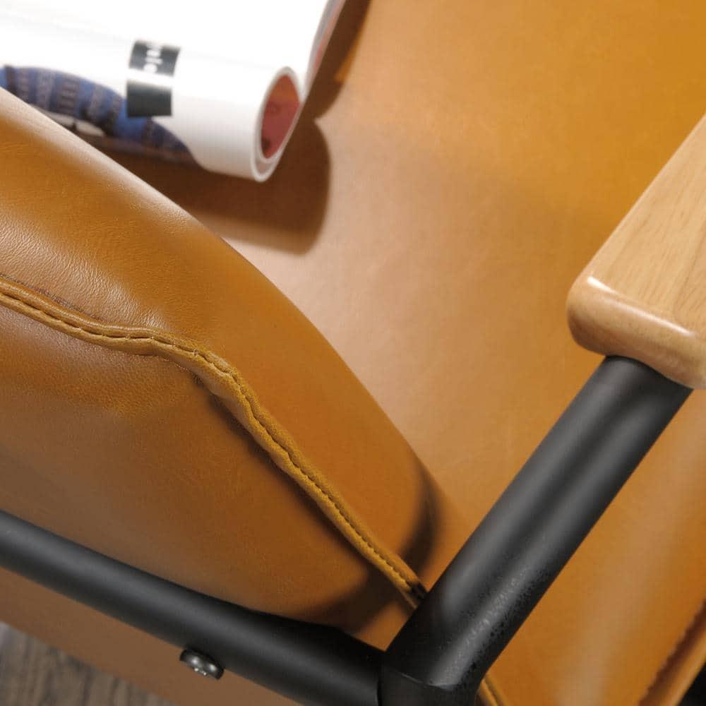 Sauder Boulevard Café Metal Lounge Chair Camel Finish