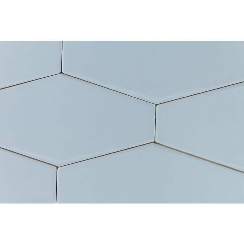 Midland Hexagon 4" x 8" Ceramic Subway Wall Tile (5.38 sq. ft. / box)
