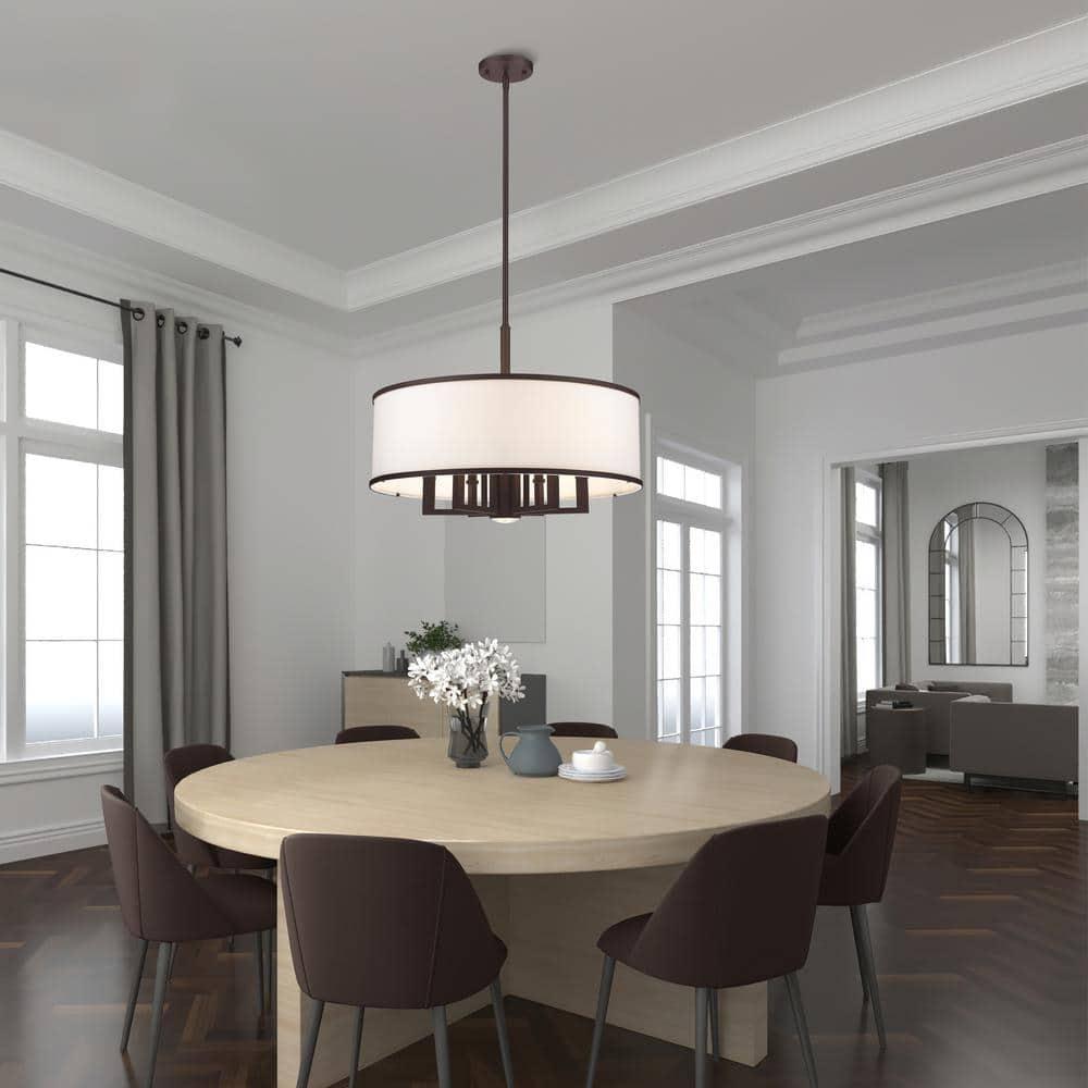Livex Lighting Park Ridge 6 - Light Chandelier in  Bronze