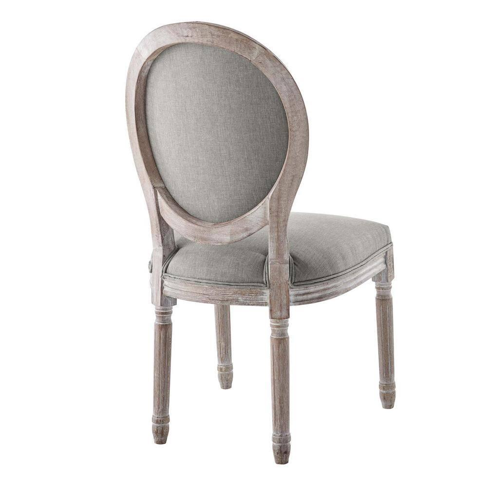 Modway Arise Vintage French Upholstered Fabric Dining Side Chair