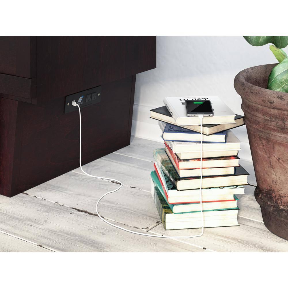Queen Monroe Murphy Bed Chest with Memory Foam Mattress - AFI