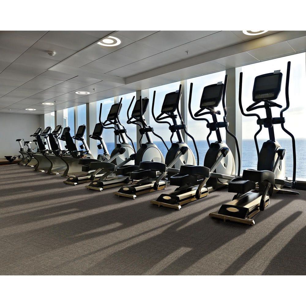 Mohawk Basics 24" x 24" Carpet Tile Sample with EnviroStrand™ PET Fiber in Neutral (1 piece)