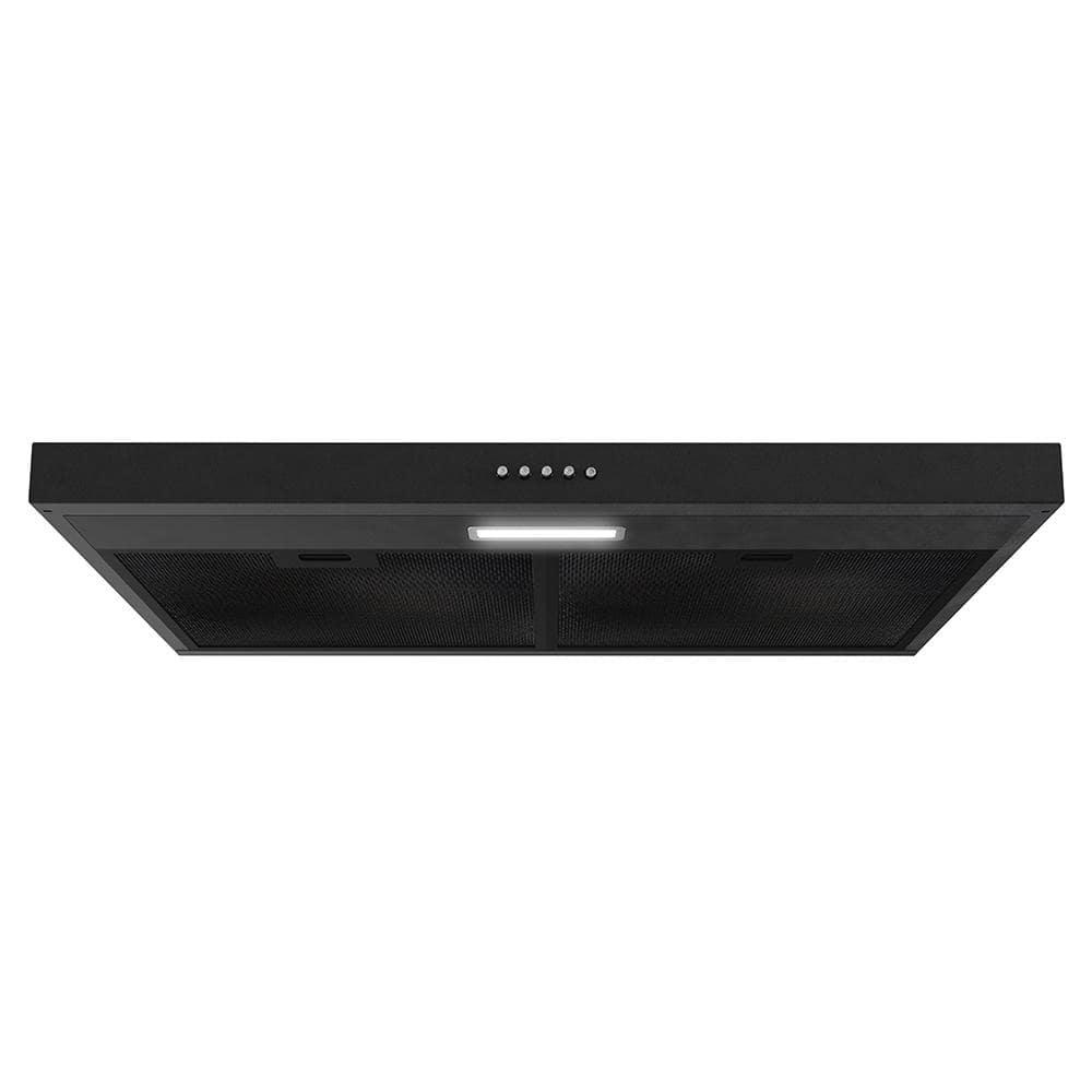 Streamline Cosenza 30" 80 Cubic Feet Per Minute Convertible Under Cabinet Range Hood with Mesh Filter and Light Included