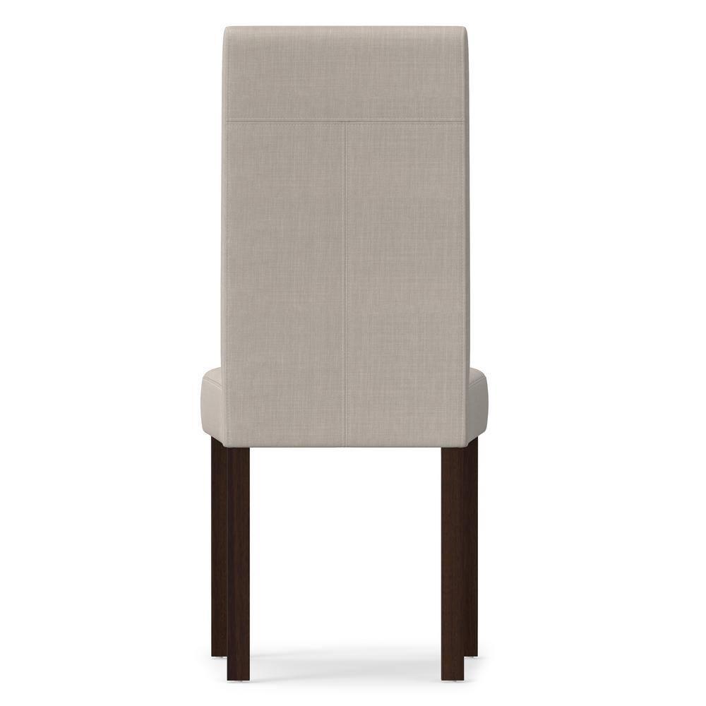 Simpli Home Acadian Linen Parsons Chair (Set of 2)