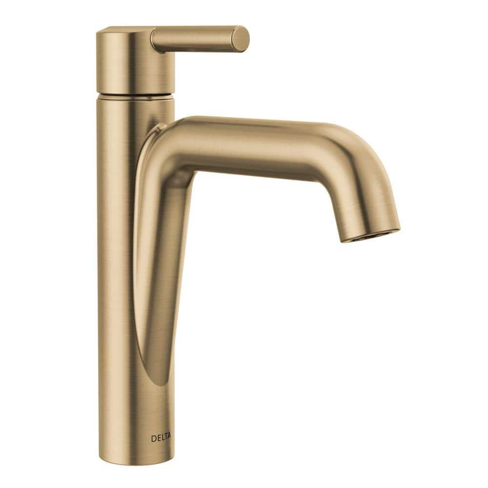 Nicoli Single Hole Bathroom Faucet with Drain Assembly, Single Handle Bathroom Sink Faucet