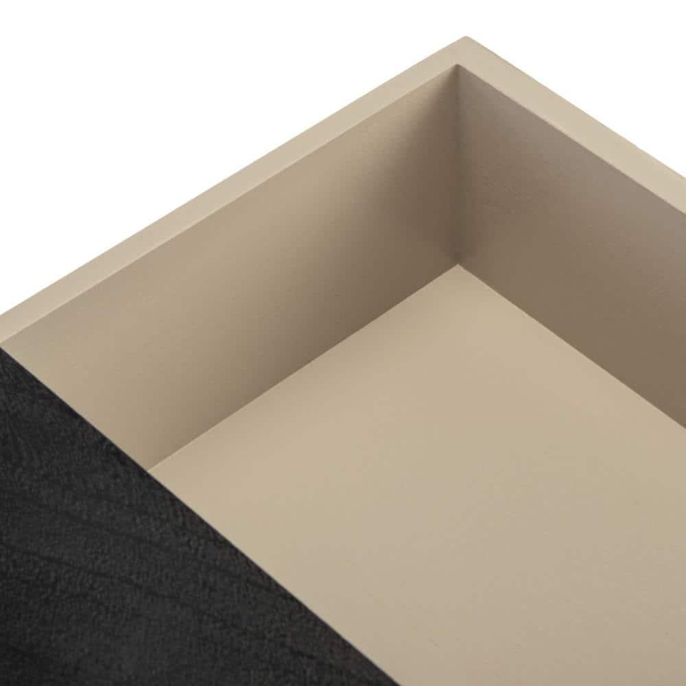 Ajana 1 Drawer Accent Table - Black - Safavieh.