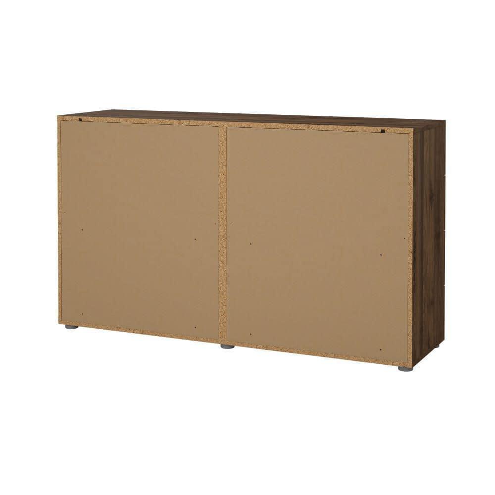 Tvilum Loft 8 Drawer Double Dresser for Adults, Walnut