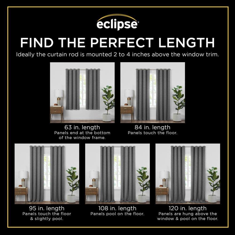 Eclipse Polyester Blackout Curtain Single Panel
