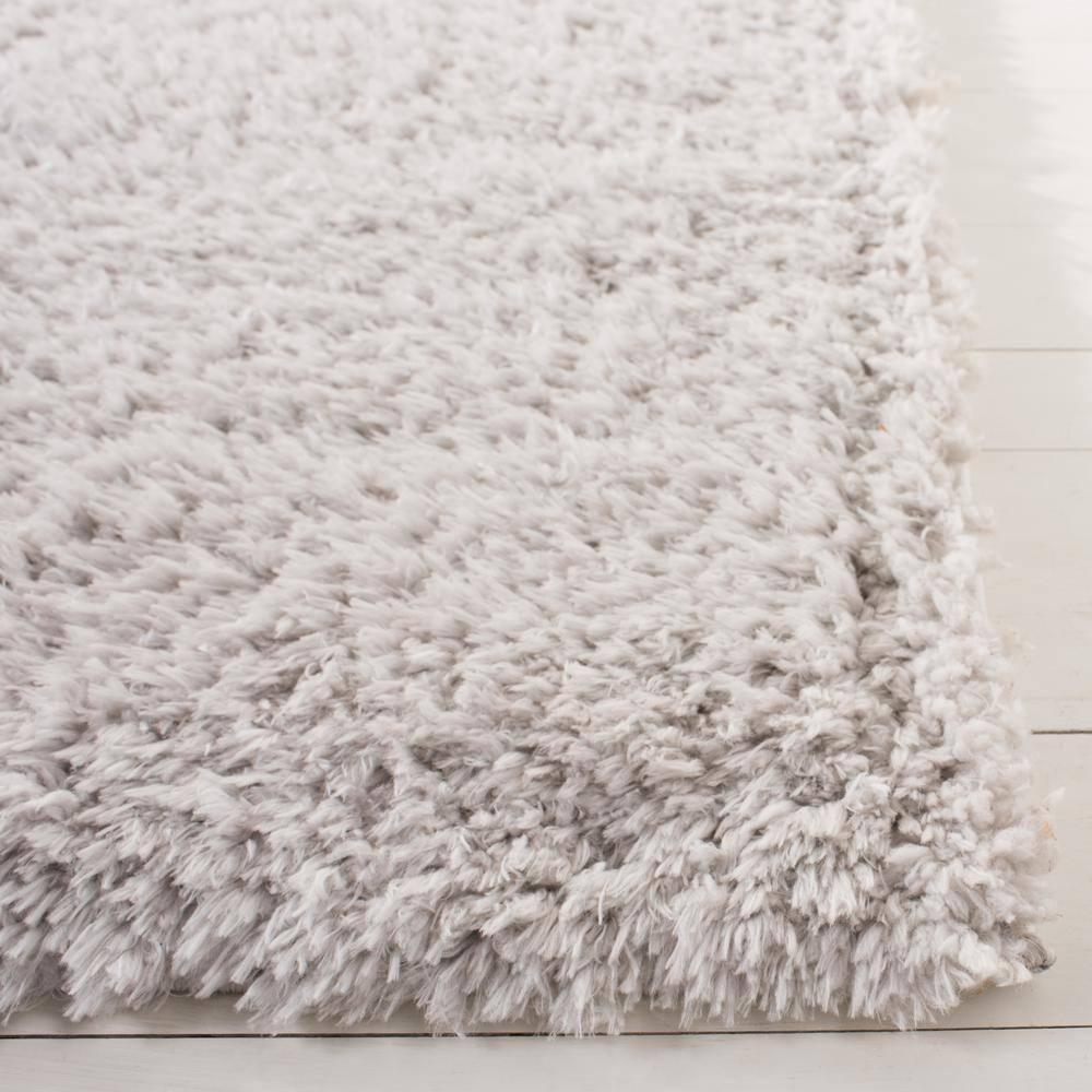 Madrid Shag 200 MDG256 Power Loomed Indoor Area Rug - Silver - 4'x6' - Safavieh