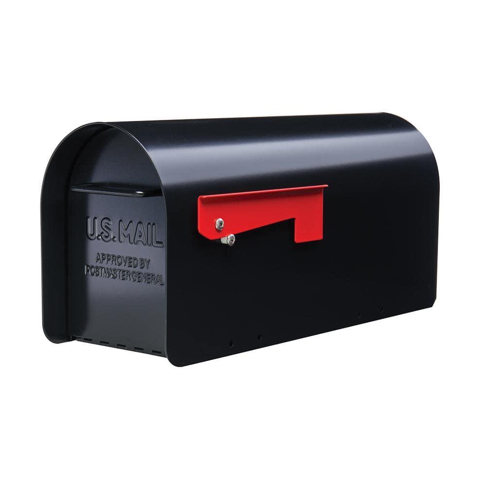 Architectural Mailboxes Ironside Post Mount Mailbox Black