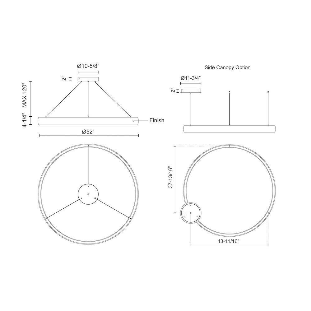 Halo 1 - Light LED Unique/Statement Pendant