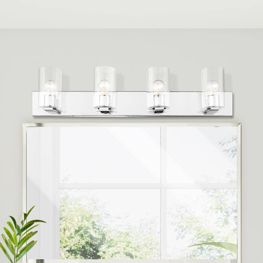 Livex Lighting Zurich 4 - Light Vanity in  Polished Chrome