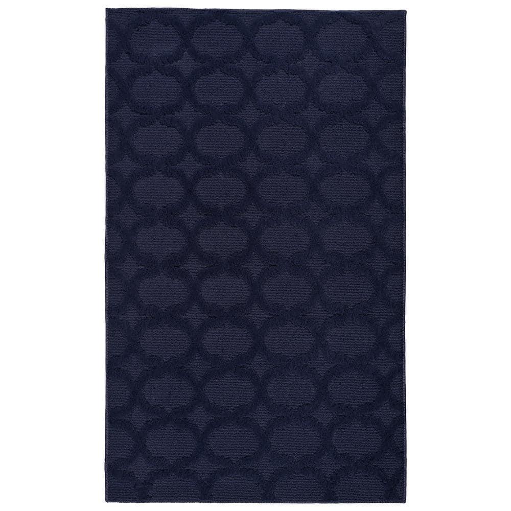 Garland Rug Sparta Navy Indoor Area Rug, 3' x 5'