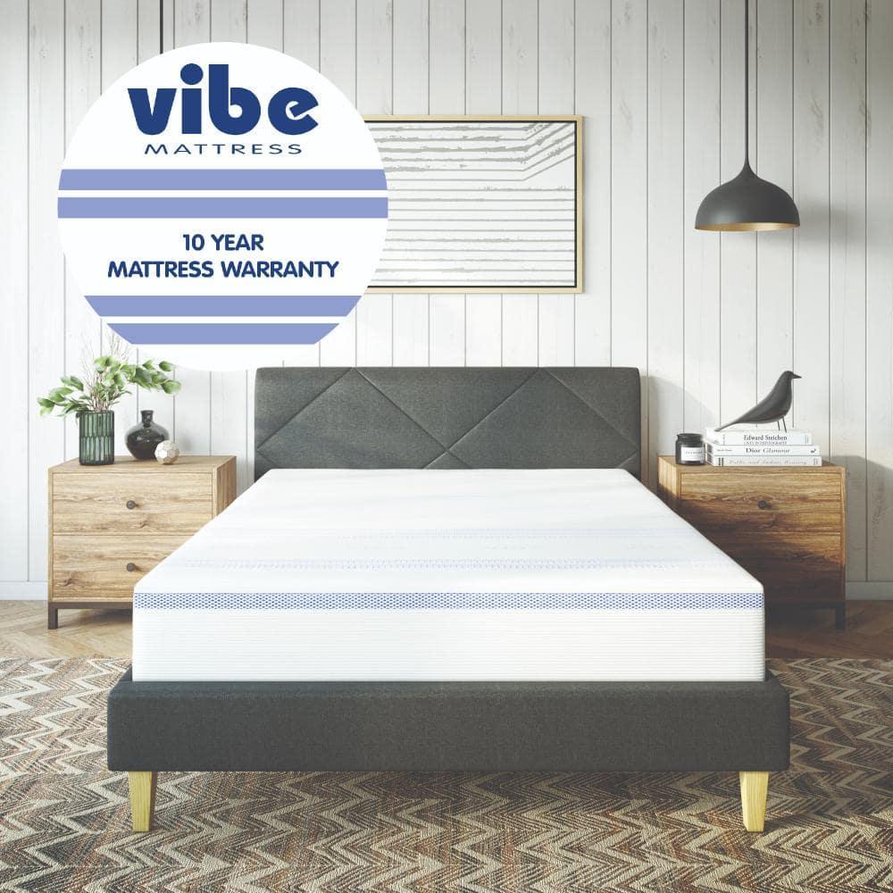 Vibe Vibe Gel Memory Foam 12-Inch Mattress | CertiPUR-US Certified | Bed-in-a-Box