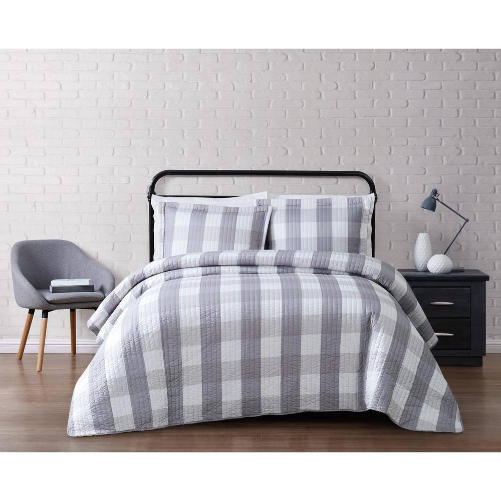 Truly Soft Buffalo Plaid Farmhouse / Country Plaid Quilt Set