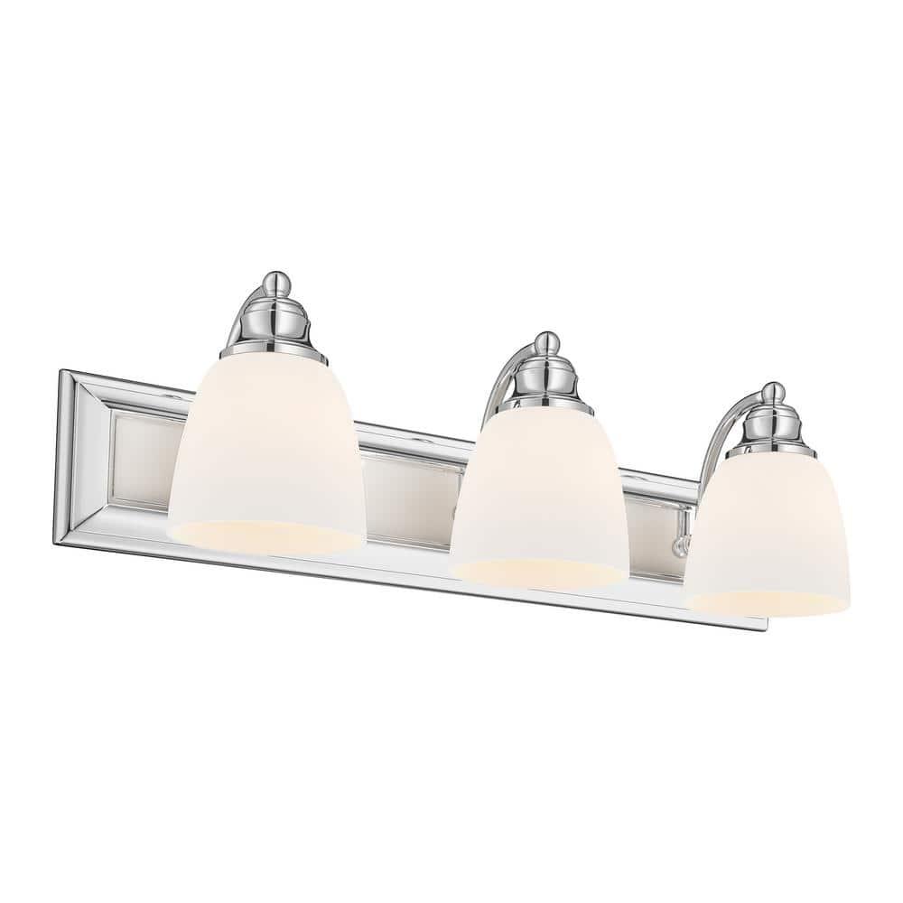 Livex Lighting Springfield 3 - Light Vanity in  Polished Chrome