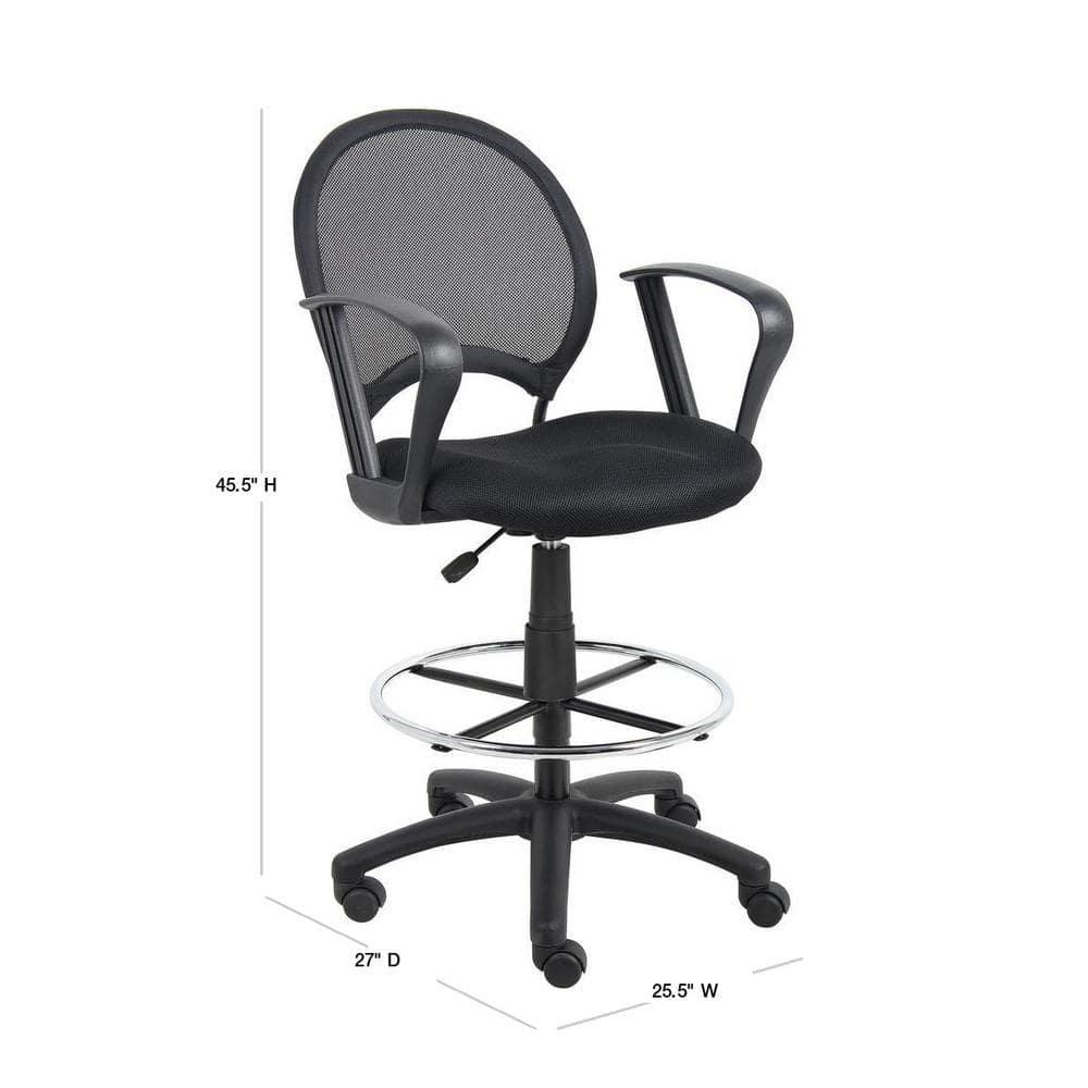 Boss Office Products Mesh Drafting Chair