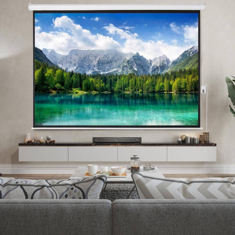 Zimtown 4:3 Electric Projector, 100"