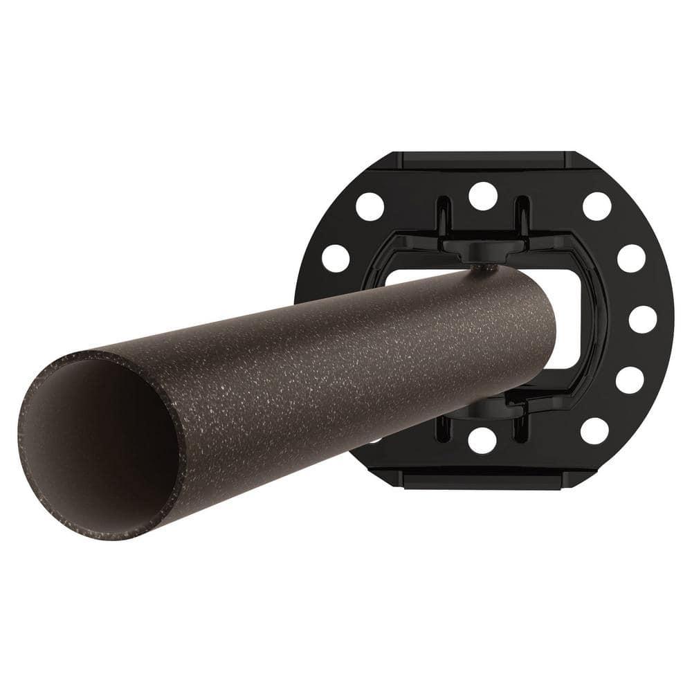 Moen 54-Inch to 72-Inch Adjustable Length Fixed Mount Single Curved Shower Curtain Rod