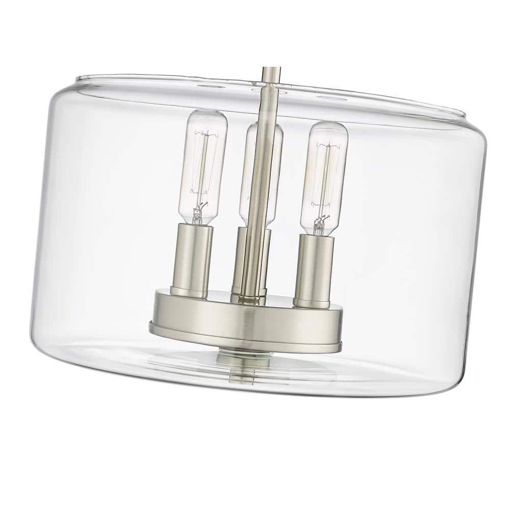 Asheville 3 - Light 10.6" Tall Flush Mount