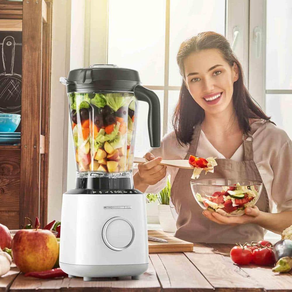 Costway 1500W Countertop Smoothies Blender 10 Speed w/ 6 Pre-Setting Programs
