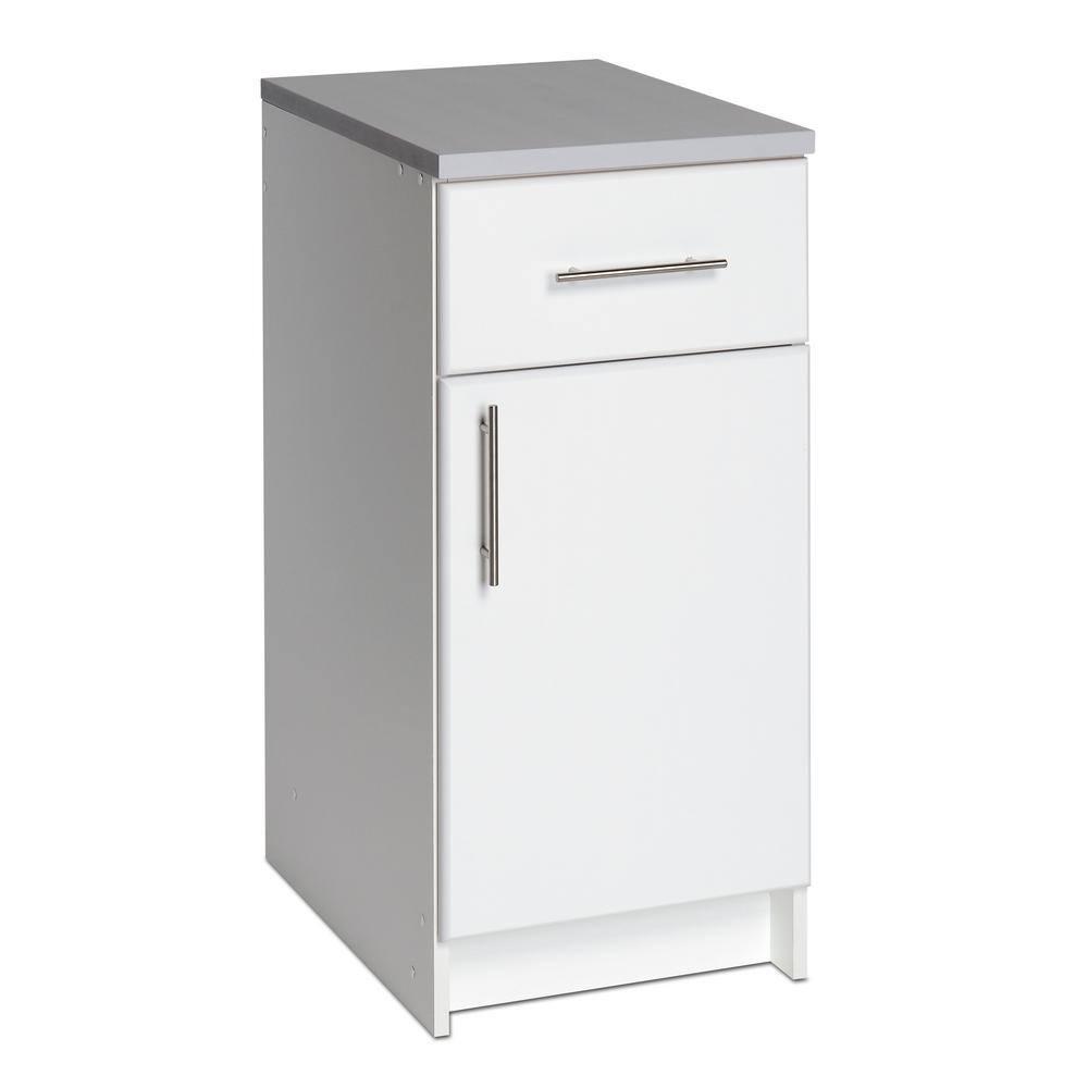 112" Elite with 9 Storage Cabinet Set White - Prepac: Laminated Composite Wood, Adjustable Shelves