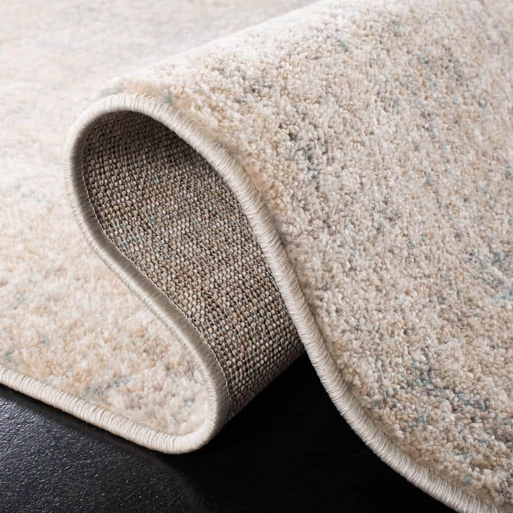 Adirondack ADR207 Machine Made Indoor Runner - Beige/Slate - 2'-6"x12' - Safavieh
