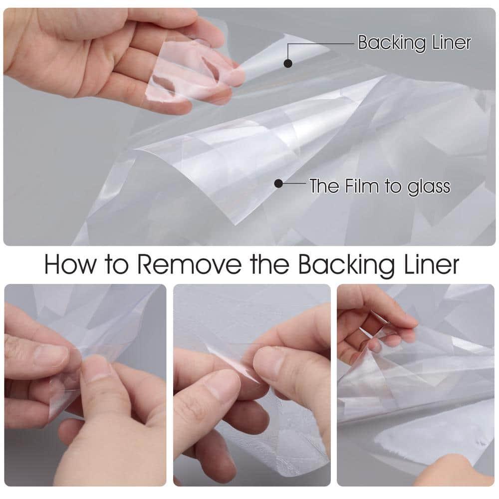 Orren Ellis Window Cling 3D Static Privacy Decoration Non-Adhesive Vinyl Stained Glass Decals Stickers