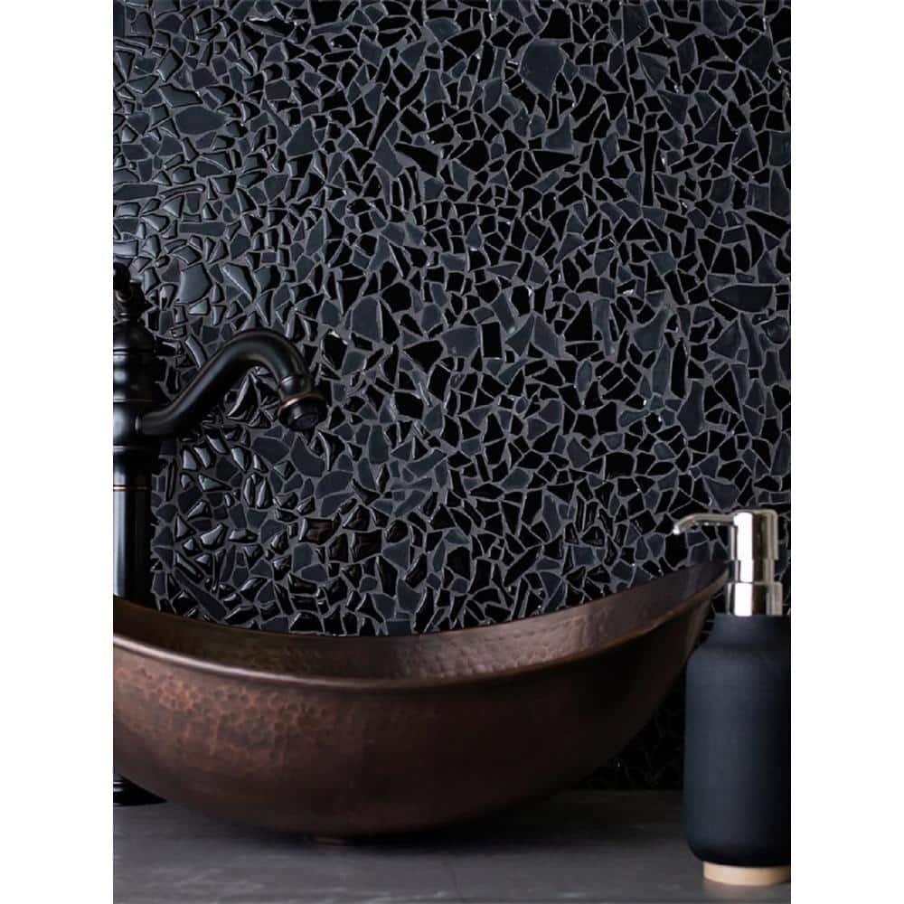 Apollo Tile Glass Pebbles Mosaic Wall & Floor Tile