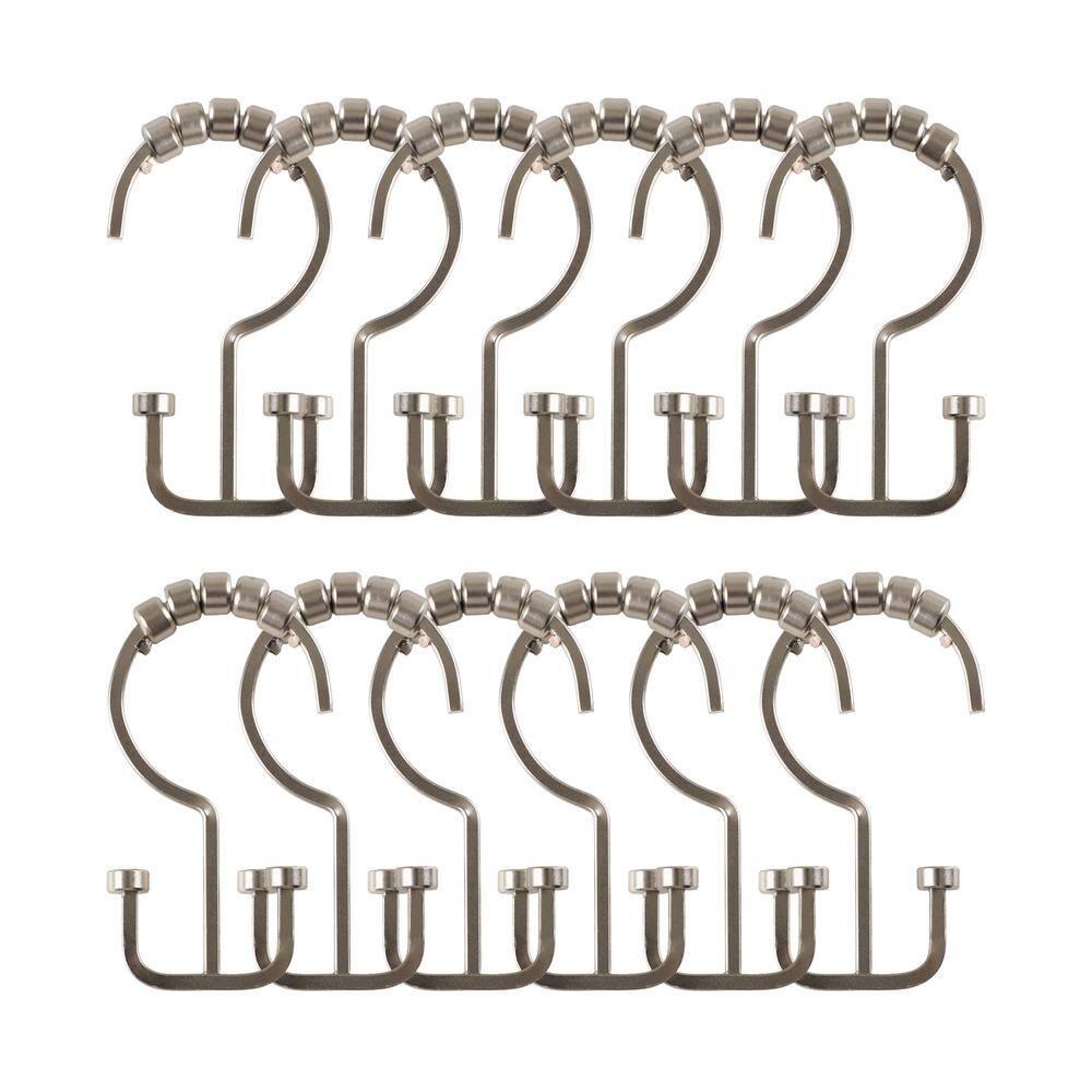 Utopia Alley Deco Steel Shower Curtain Hook (Set of 12)