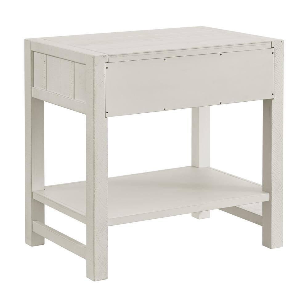 Arden 28" W Bohemian Style Rectangular Nightstand With 2 Drawers 1 Open Shelf With Hidden Fasteners