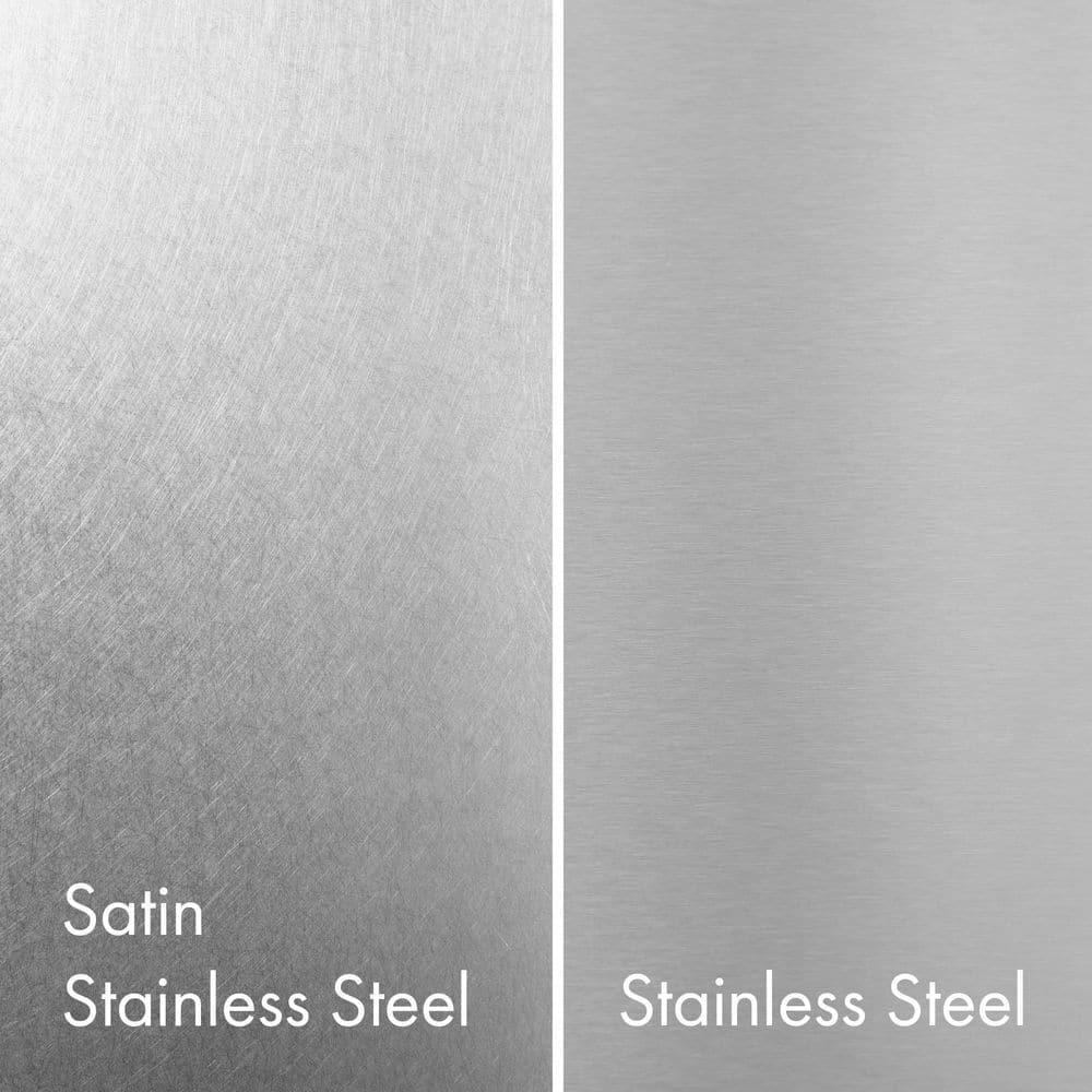ZLINE 33 in. Chamonix Undermount Double Bowl Satin Stainless Steel Kitchen Sink with Bottom Grid (SR60D-33S)