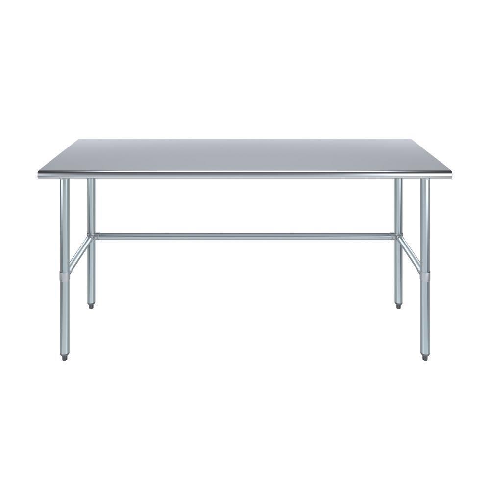 Amgood Stainless Steel Open Base Work Table & Reviews | Wayfair