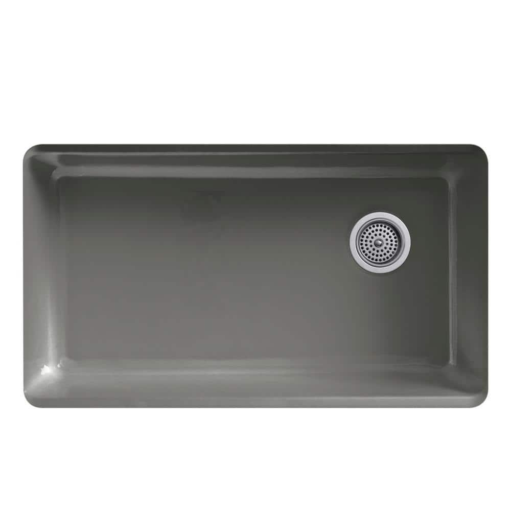 Riverby 33" x 22" x 9-5/8" Under-Mount Single-Bowl Kitchen Sink with Accessories