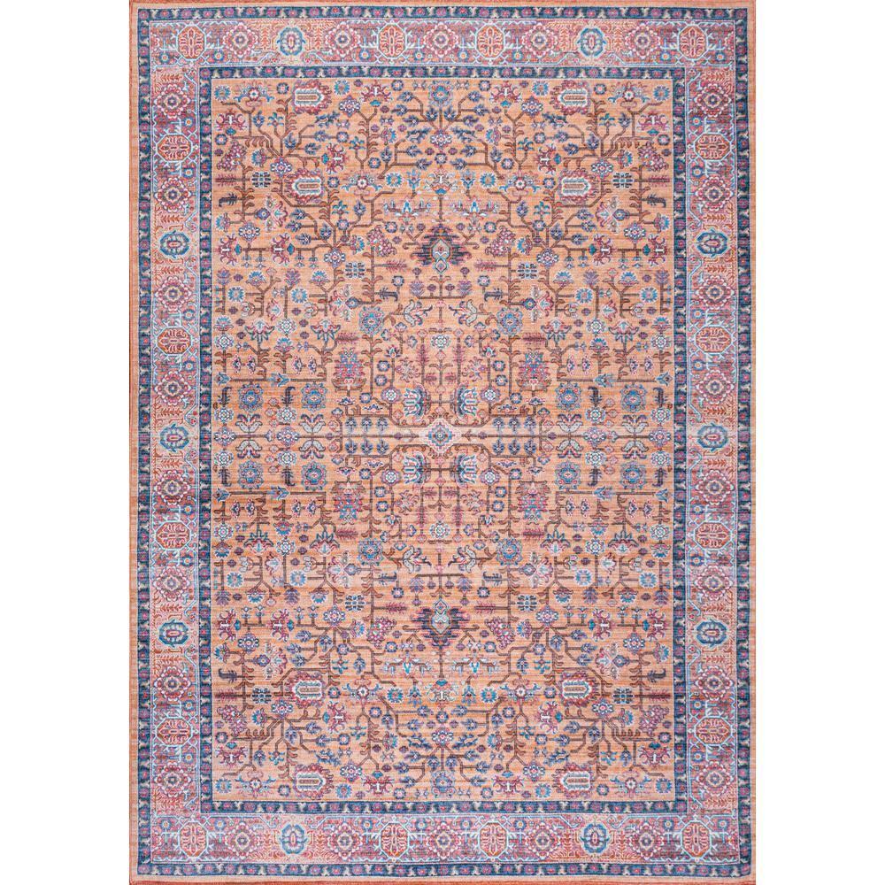 3' x 5' Kemer All-Over Persian Machine Washable Indoor/Outdoor Area Rug, Multi - JONATHAN Y